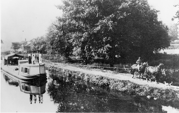 The Ohio and Erie Canal was constructed in the early 1800s, 